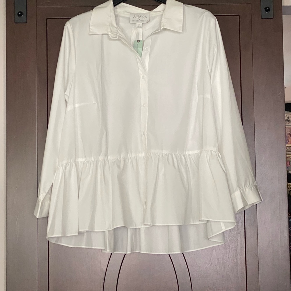 Anthropologie Bow-Back Blouse.  Plus size 3X. NWT - Picture 8 of 9
